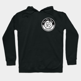 Logo Black on White Front Hoodie